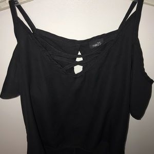 Black summer blouse
